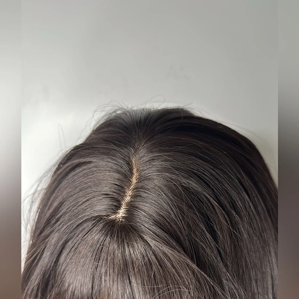 Bob Short Dark Brown Wig with Bangs, beautiful Realistic look,
Soft hair - Picture 2 of 5